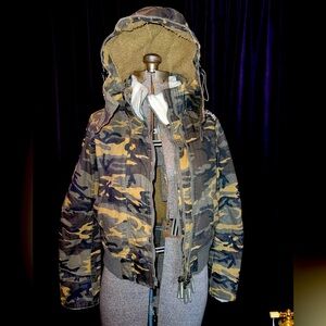 Superdry camouflage winter jacket